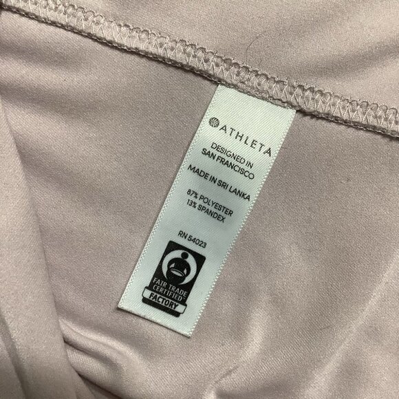 ATHLETA LIMITLESS LIGHT PINK KEYHOLE TANK - Picture 5 of 6